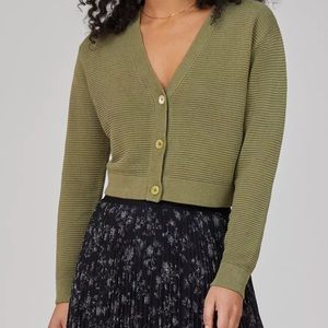 Wilfred Light Cropped Cardigan